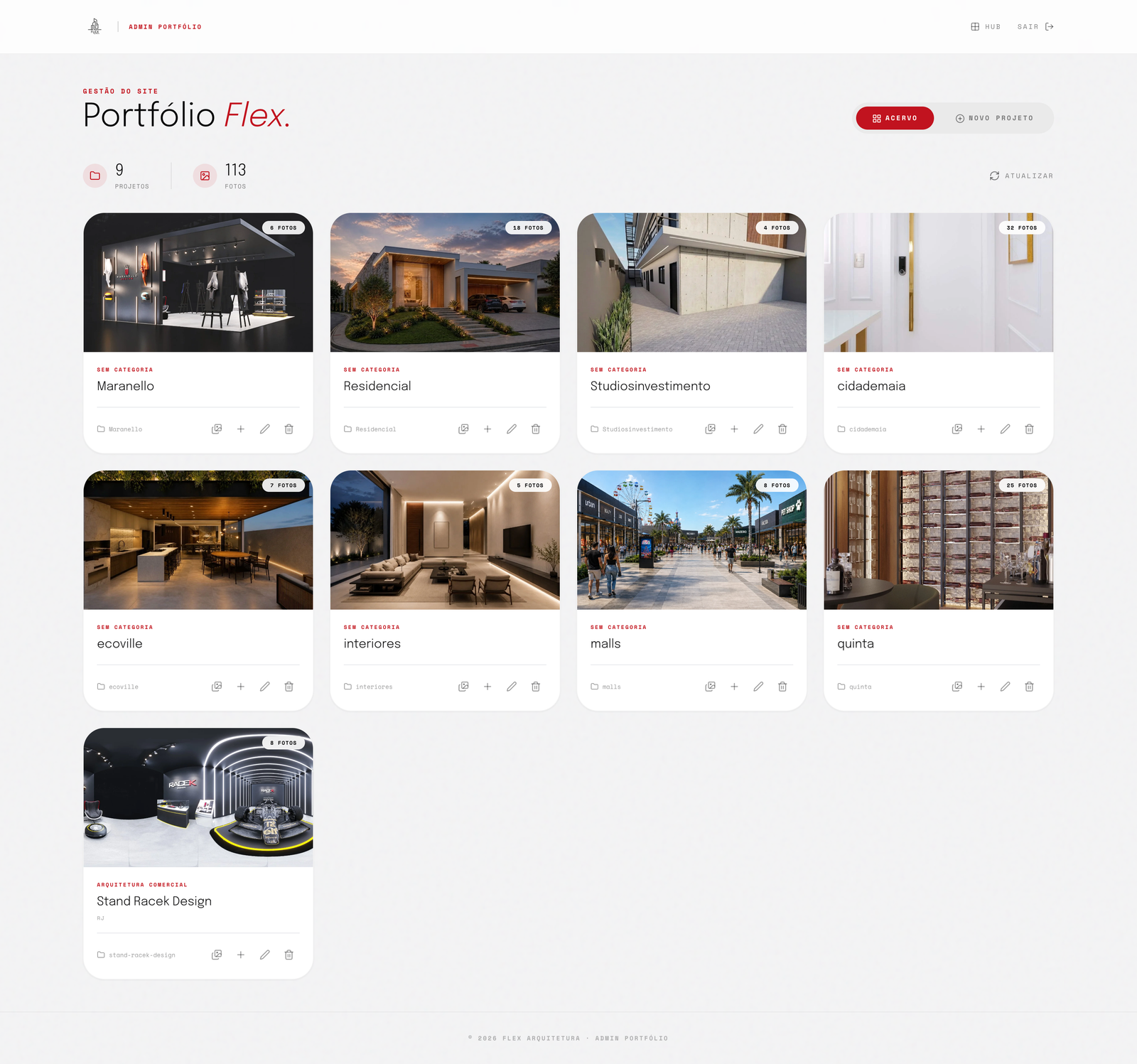 CMS Flex Arquitetura